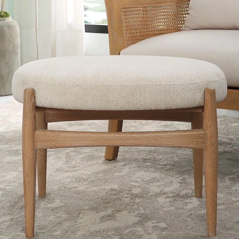 Acrobat Mid-Mod Upholstered Bench