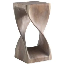23" Agate Gray Twisty Stool