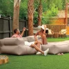 All-Weather Baya Love Seat, Set of 2 - Ash