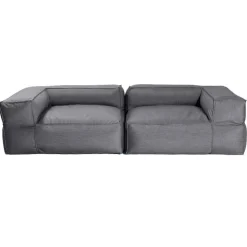 All-Weather Baya Love Seat, Set of 2 - Charcoal