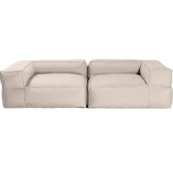 All-Weather Baya Love Seat, Set of 2 - Silver