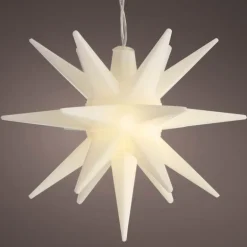All-Weather Lighted Hanging Moravian Star, 4.75