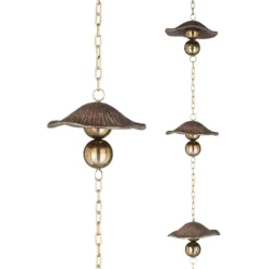 Aluminum Mushroom Rain Chain