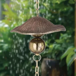 Aluminum Mushroom Rain Chain