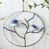 Art Glass Bird Wall Sculpture