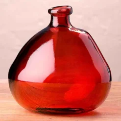 Askew Recycled Glass Balloon Vase, 9