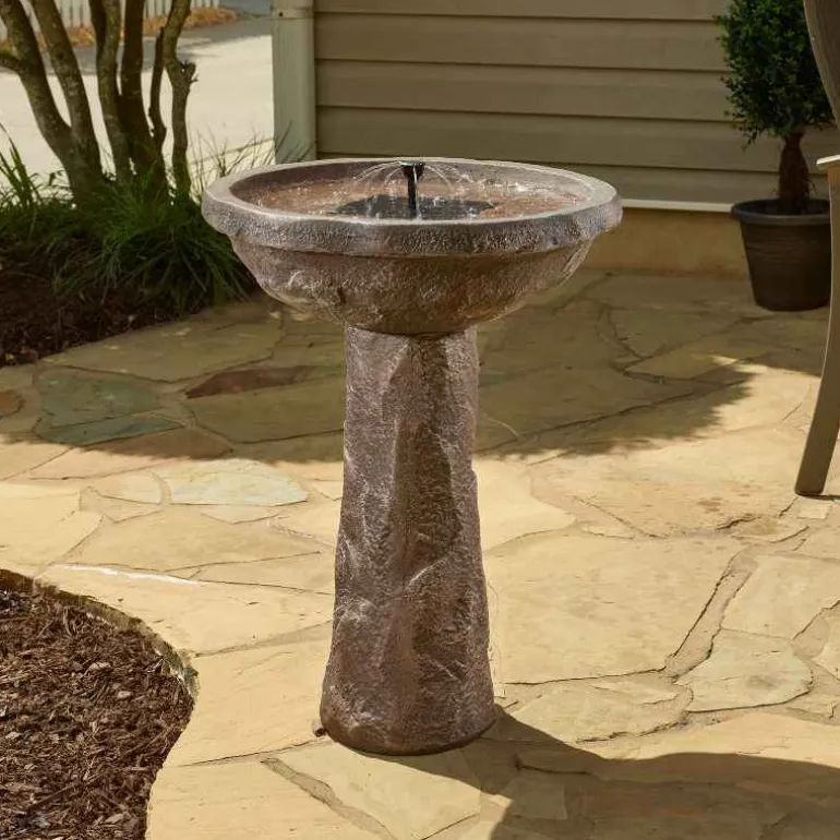 Bedrock IntelliSOLAR Birdbath with Remote