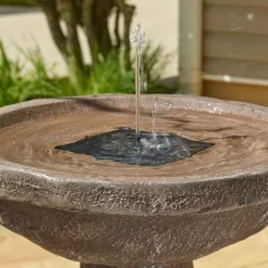 Bedrock IntelliSOLAR Birdbath with Remote