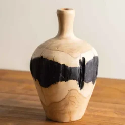Bitung Teak Vase
