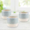 Blue Isle Cachepot Planter, Set of 3
