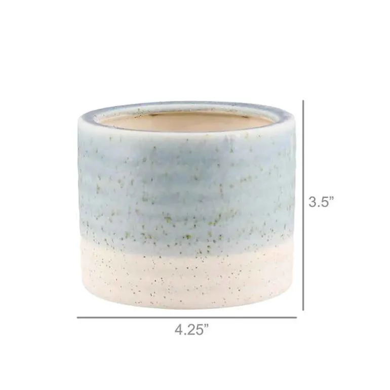 Blue Isle Cachepot Planter, Set of 3