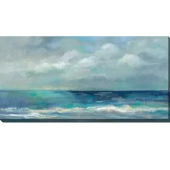 Blue on Blue Waterproof Canvas Art