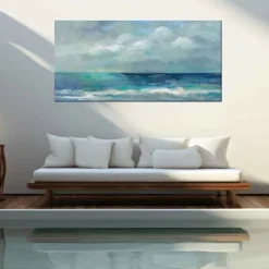 Blue on Blue Waterproof Canvas Art
