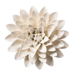 Blush Collection Ceramic Wall Flowers, Set of 3