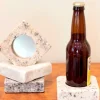 Bottle Chilling Granite Coasters, Set of 4