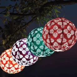 Brights Geo Palm Solar Lantern, 12