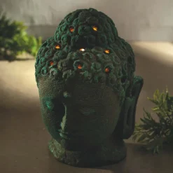 Buddha Head Garden Lantern
