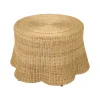 Capris Rattan Scalloped Edge Cocktail Table