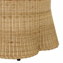Capris Rattan Scalloped Edge Cocktail Table
