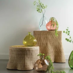 Capris Rattan Scalloped Edge Cocktail Table