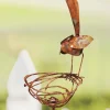 Carolina Wren And Nest Copper Garden Stake