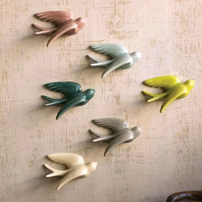 Ceramic Bird Wall Decor