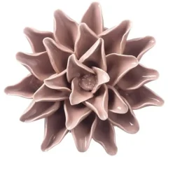 Ceramic Wall Flowers, 4" - Light Purple