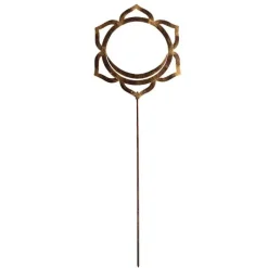 Chakra Symbol Garden and Planter Metal Stake - Creativity