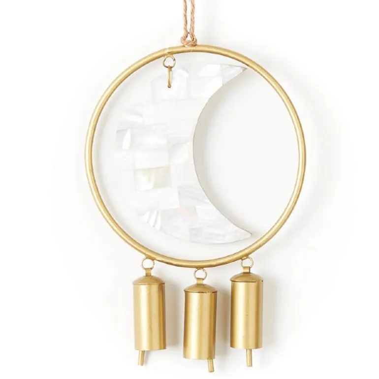 Chayana Large Moon Mother of Pearl Wind Chime