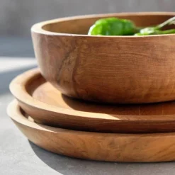 Chiku Teak Wood Tray, Small