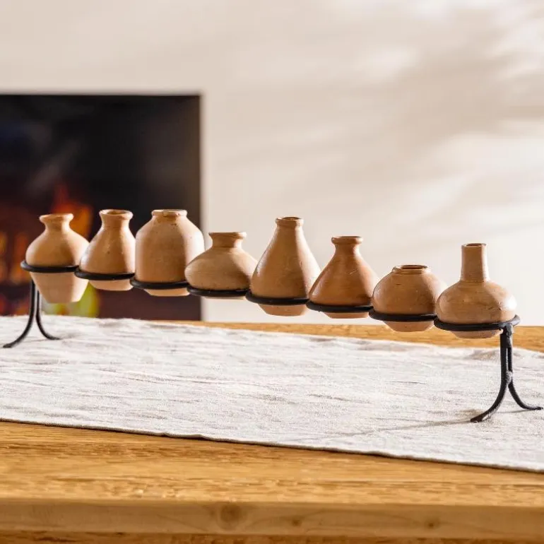 Clay Vessels on an Iron Frame