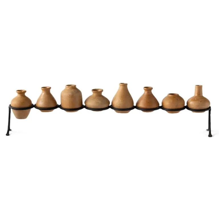 Clay Vessels on an Iron Frame