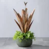 Copper-Finish Large Agave Stake Sculpture