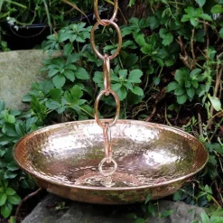 Copper Rain Chain Basin