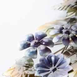 Cornflower and Chicory Metal Wreath