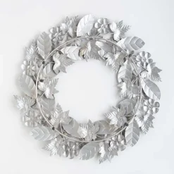 Cornflower and Chicory Metal Wreath