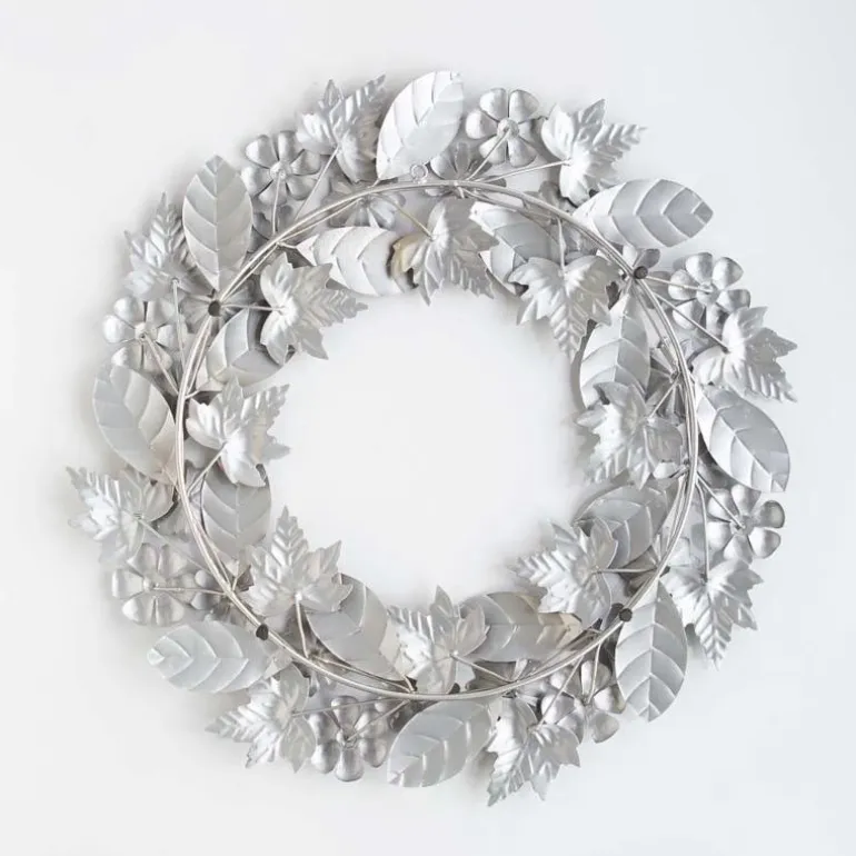 Cornflower and Chicory Metal Wreath