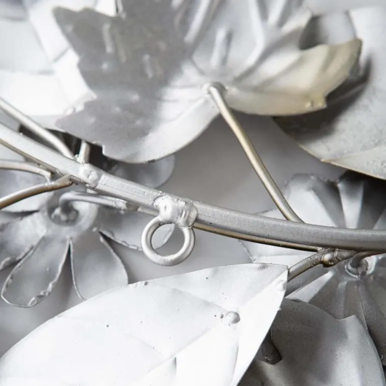Cornflower and Chicory Metal Wreath