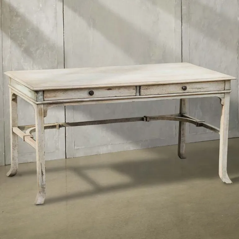 Distressed Bridgely 2-Drawer Writing Desk