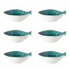 Dori Dourada 6" Bowls, Set of 6 (blue)