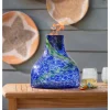 EchoFlame Glowing Glass Tabletop Fire Bowl