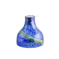 EchoFlame Glowing Glass Tabletop Fire Bowl