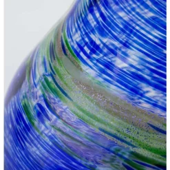 EchoFlame Glowing Glass Tabletop Fire Bowl