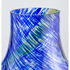 EchoFlame Glowing Glass Tabletop Fire Bowl
