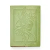 Embossed Snake Green Leather Journal