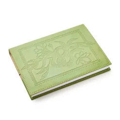 Embossed Snake Green Leather Journal