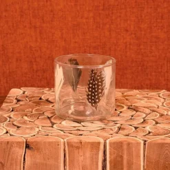Enameled Feather Hurricane, Large