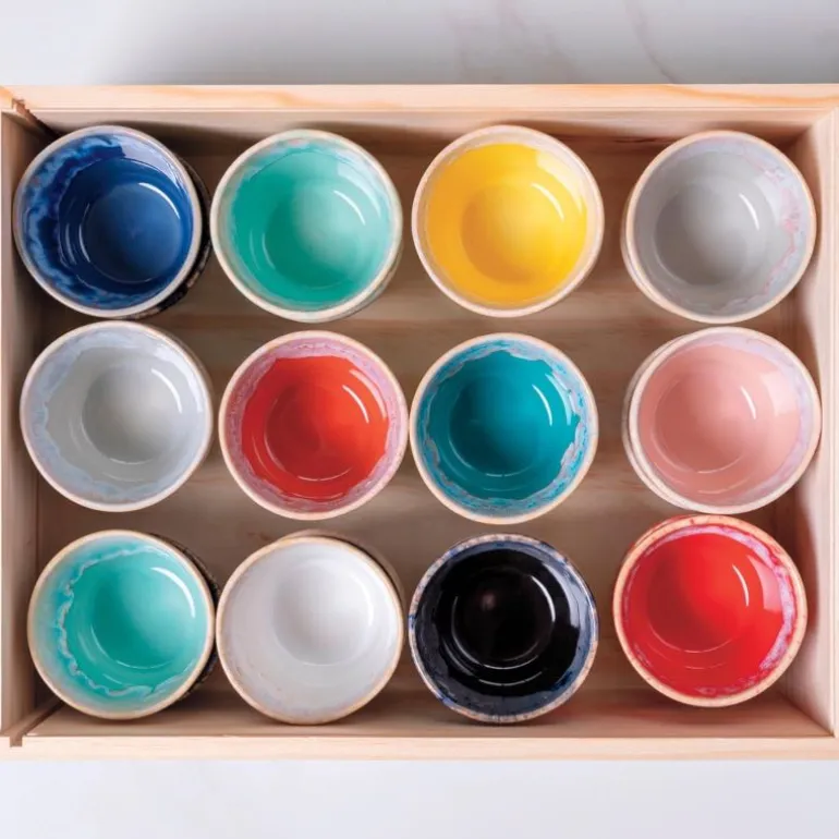 Espresso Lungo Cups, Set of 8 (Gift Box)