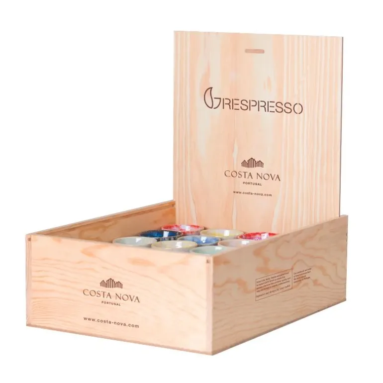 Espresso Lungo Cups, Set of 8 (Gift Box)