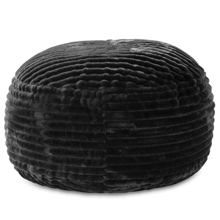 Extra Large Bean Bag Chair, 5' - Black